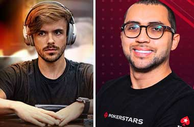 Yuri Martins Dzivielevski (partypoker) and Rafael Moraes (Pokerstars)